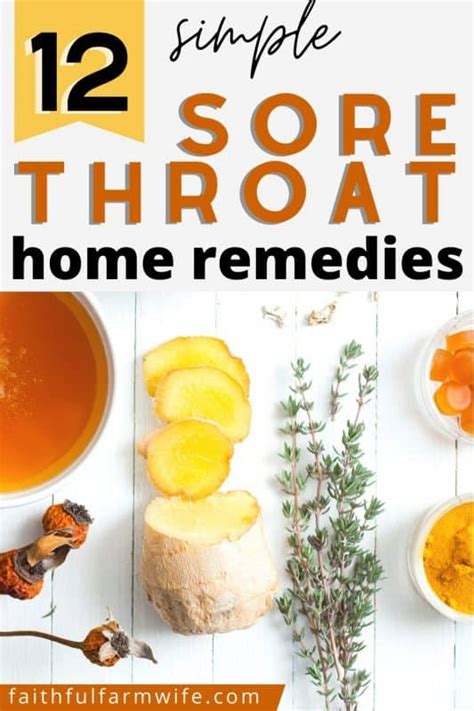 12 Simple And Effective Natural Sore Throat Remedies Mama On The Homestead