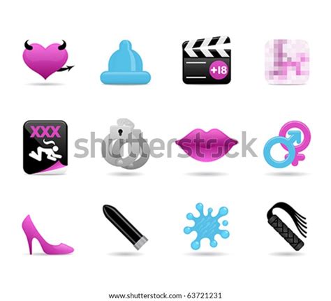 Sex Icons Stock Vector Royalty Free 63721231