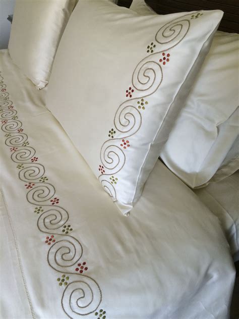 Hand Embroidered Bed Linens And Terry Custom Made For The Four Seasons Baltimore Royal And