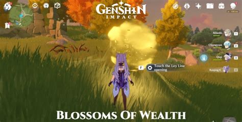 Where To Find Blossoms Of Wealth In Genshin Impact And Where To Collect It