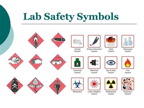 Ppt Laboratory Safety Signs Symbols Their Meanings Powerpoint The