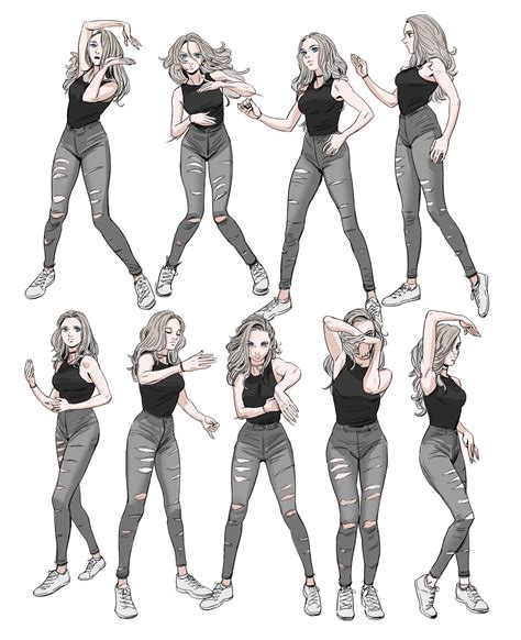 김중철joongchelkim On Twitter Character Poses Character Art Dancing