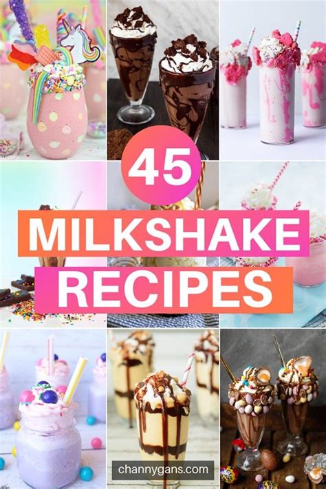 45 Milkshake Recipes There Is No Need To Go To A Restaurant To Get A