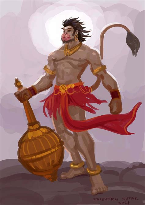 Artstation God Hanuman