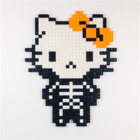Hello Kitty Is Ready For Halloween With Pix Brix Pixel Art Puzzle