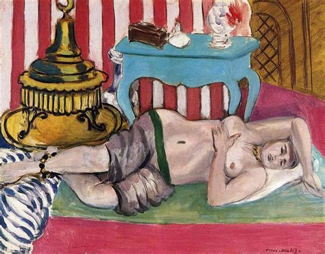 Odalisque With Green Scarf Henri Matisse Wikiart Org
