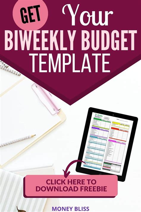 Biweekly Budget Template How To Create A Biweekly Budget Money Bliss