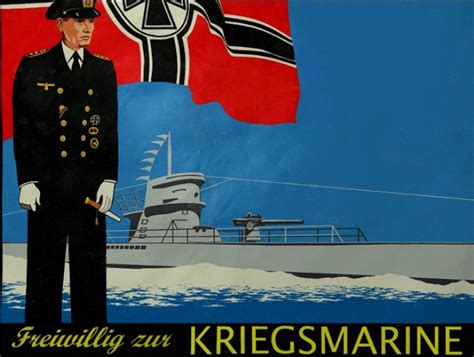 German Navy Kreigsmarine Recruiting Poster When World War Ii Came To Bell Island Newfoundland