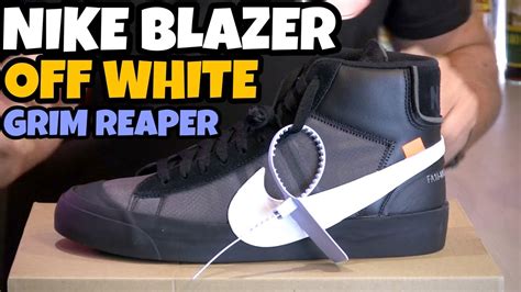 Nike Blazer X Off White Grim Reaper Unboxing Recensione On Feet Review