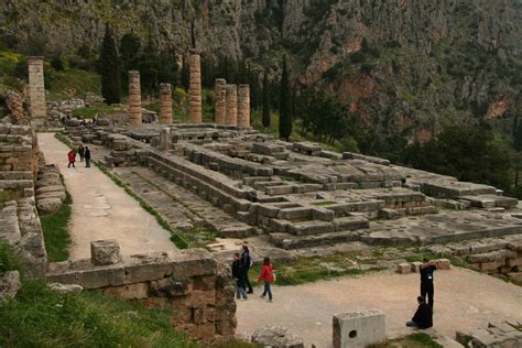 Greece Delphi Ruins Free Stock Photo Public Domain Pictures
