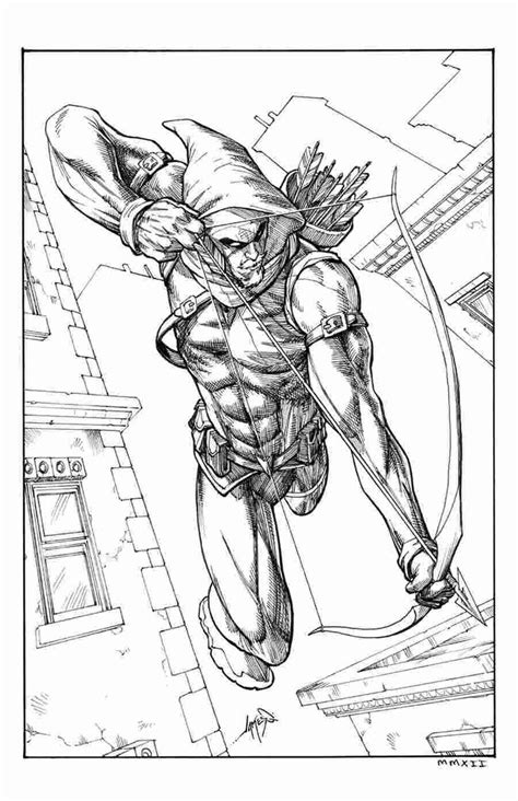 Green arrow coloring pages Green Arrow is a fictional superhero who