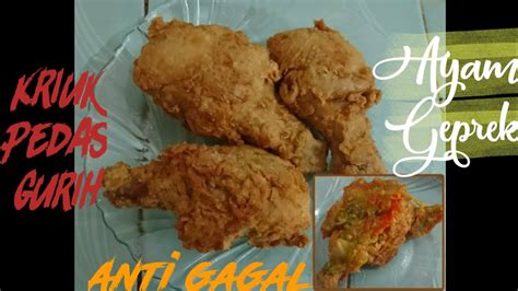 Cara Membuat Ayam Geprek - YouTube