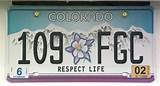 Colorado License Plate Fees Pictures