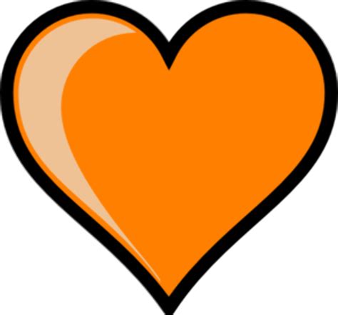 Download High Quality orange clipart heart Transparent PNG Images - Art png image