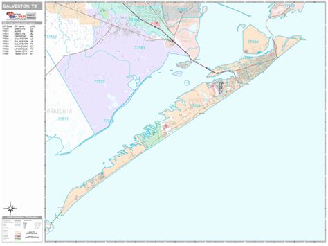 Galveston Tx Zip Code Map Current Red Tide Florida Map