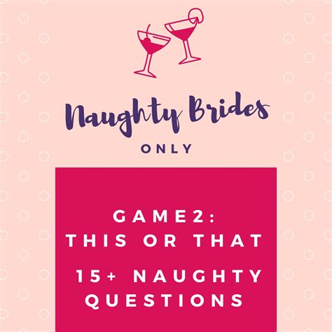 3 Dirty Bridal Shower Naughty Hen Party X Rated Dirty Etsy