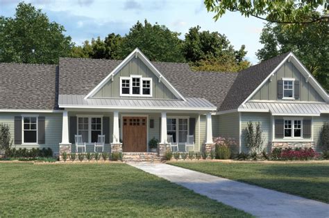 Farmhouse Style House Plan 4 Beds 25 Baths 2300 Sqft Plan 1074 32