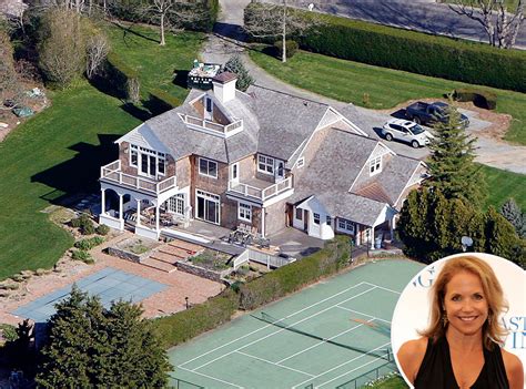katie couric from celebrity homes in the hamptons e news