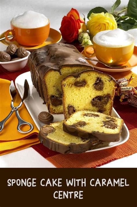 Gren tea sponge cake / mocha sponge cake ingredients: Sponge Cake With Caramel Centre #Cakes - Pastries in 2020 ...