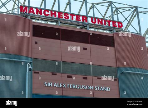 Sir Alex Ferguson Stand At Old Trafford Football Ground Arena The Home