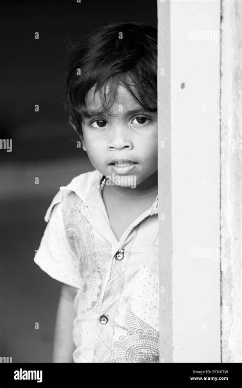 Innocent Indian Boy Black And White Stock Photos And Images Alamy
