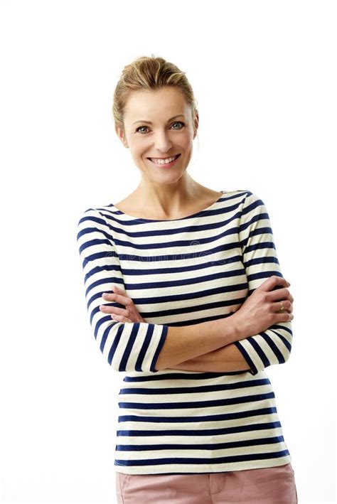 happy middle aged woman portrait stock image image of looking aged 110210423