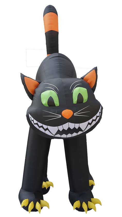 20 Foot Animated Halloween Inflatable Black Cat