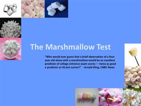 Ppt The Marshmallow Test Powerpoint Presentation Free Download Id