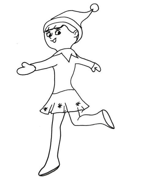 Elf On The Shelf Coloring Pages Boy Elf On The Shelf Coloring Pages 劇場
