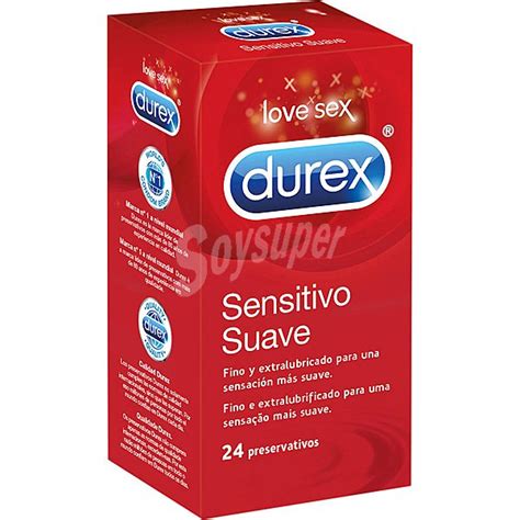 Durex Love Sex Sensitivo Preservativos De Máxima Calidad Seguridad Y Prevención Caja 24 Unidades