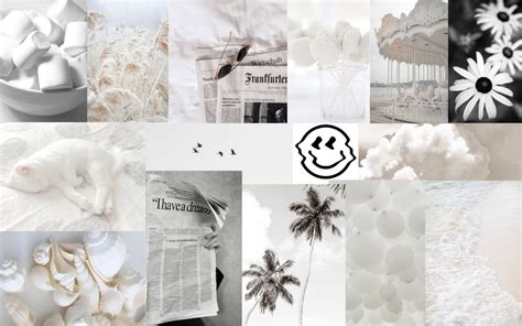 Aesthetic white wallpaper for your desktop. I made it myself so I would