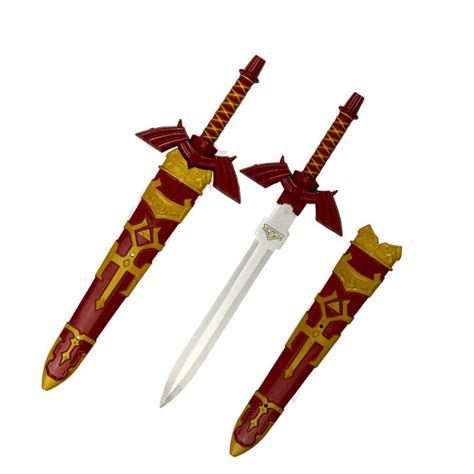 legend of zelda link red hero sword dagger with scabbard 4l1