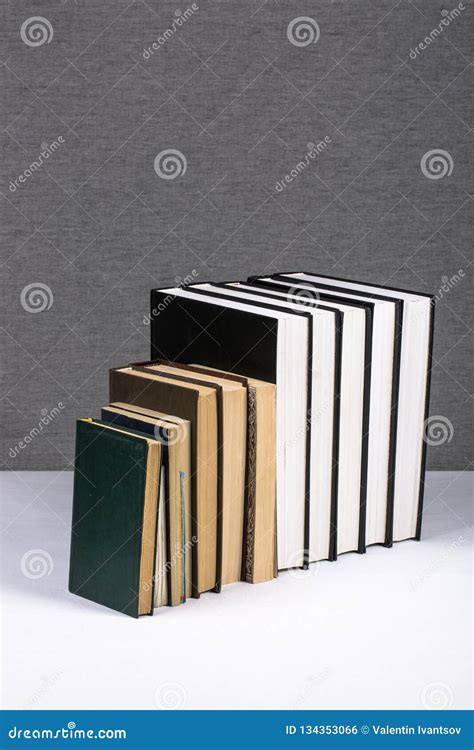 Still Life With A Stack Of New And Old Books Stock Photo Image Of