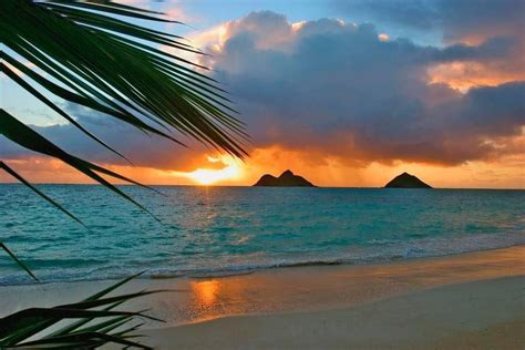 Ahhh Beaches Hawaiian Beaches Hawaiian Islands Lanikai Beach Ocean