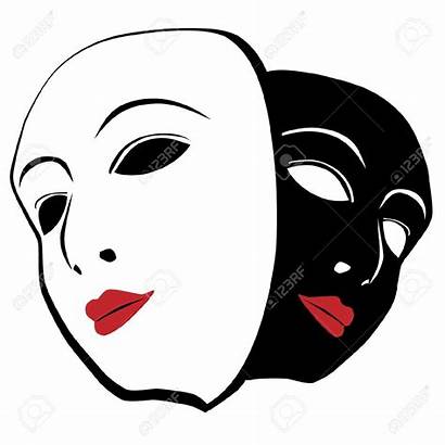 Mask Clipart Theater Acting Stage Clip Masks