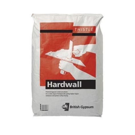 Thistle Hardwall Gypsum Undercoat Plaster 25kg Bag Roofing Superstore