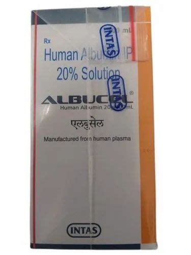 albucel intas human albumin ip 20 solution 100 ml at rs 4000 bottle in meerut