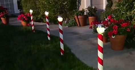 Now it is time to complete your christmas tree decor with these cute little candy cane christmas ornaments. DIY Candy Cane Solar Christmas Luminaries - DIY Ways