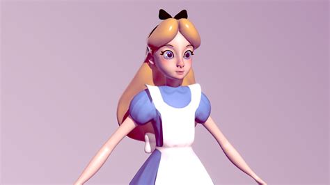 Alice In Wonderland 3d Model By Clara Cravo Moonumi B1d8db2