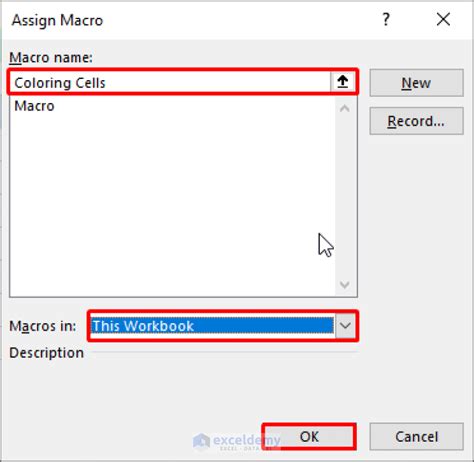 How To Assign Macro To Button In Excel 2 Easy Methods
