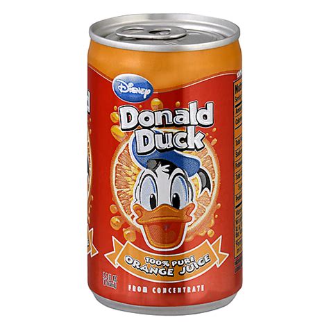 Disney Donald Duck Orange 100 Pure Juice 55 Oz Juice Boxes Riesbeck