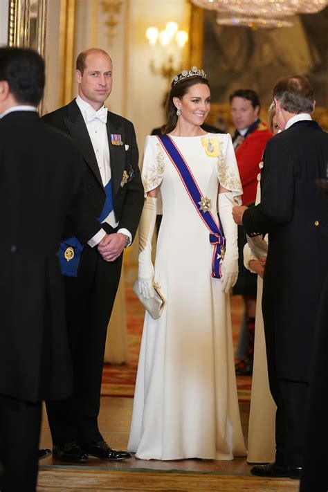 Princess Kate Wears Rare Floral Tiara To Buckingham Palace State