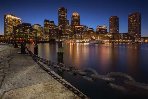 Boston By Night Juzaphoto