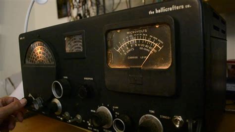 Demonstration Of The Hallicrafters S 76 Receiver Youtube