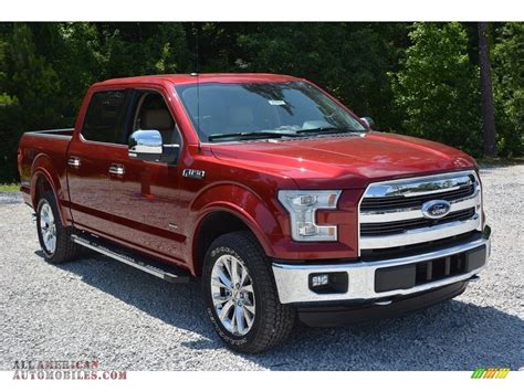 2016 Ford F150 Lariat Supercrew 4x4 In Ruby Red B49916 All American