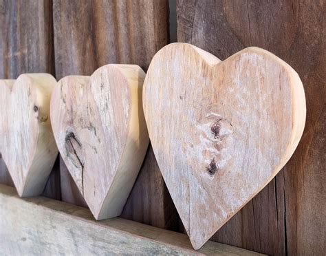 Wooden Hearts Diy Wood Crafts Reclaimed Barn By Salvageandbloom