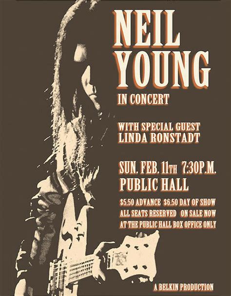 Neil Young Neil Young Vintage Concert Posters Concert Posters