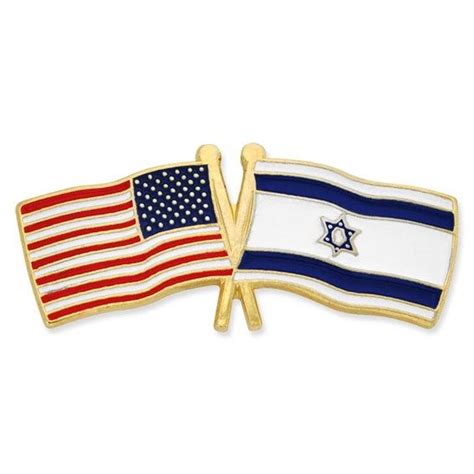 While nobody is certain who made the first official flag, historians do know that during the. USA and Israel Flag Pin | Flag, Israel flag, Flag pins