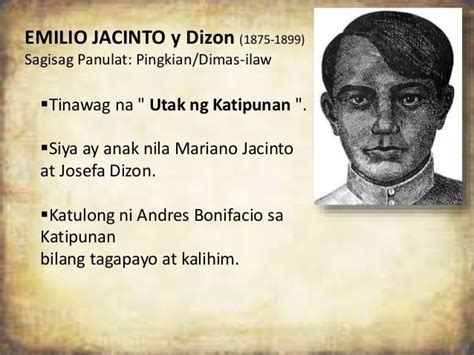 Talambuhay Ni Emilio Jacinto Talambuhay Ni Emilio