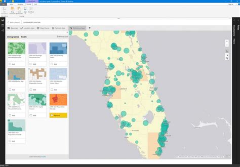How To Create Geographic Maps In Power Bi Using Arcgis Vrogue